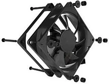 Ventilator për kasë Noiseblocker BlackSilent Pro P-1, 80mm, i zi