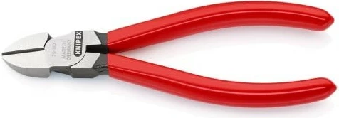 Darë diagonale Knipex 70 01 140, 140mm, dorezë plastike, e kuqe