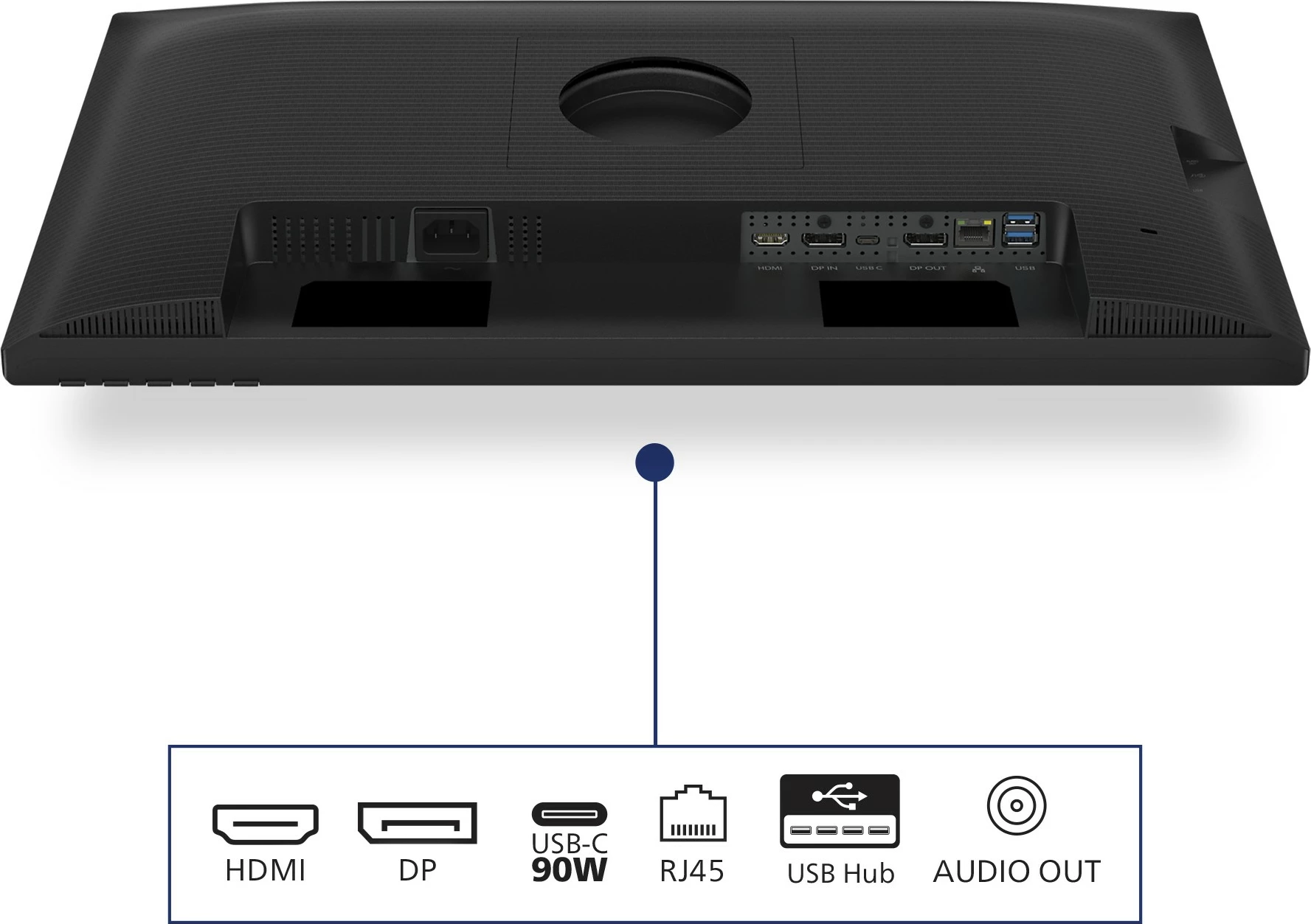 Monitor Philips 24B2U3301, 23.8 inç, IPS, Full HD, HDMI+DP+USB-C, i zi
