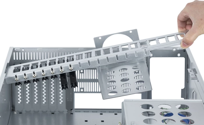 Kasë rack serveri 4U CHIEFTEC UNC-410S-B-U3-OP, ATX/mATX, 2x USB 3.0, e zezë