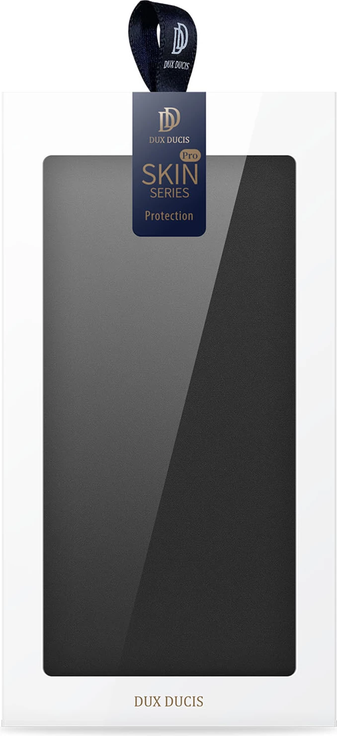Mbështjellës Dux Ducis Skin Pro për Honor Magic5, me kapak, xhep kartele dhe funksion standi, i zi