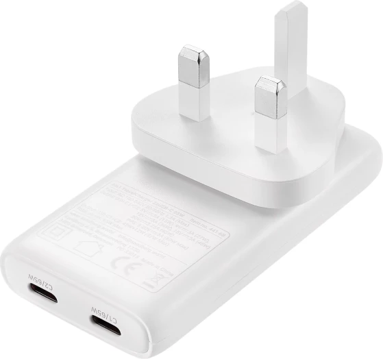 Karikues udhëtimi Sandberg 4in1 TravelCharger 2x USB-C 65W GaN III, i bardhë, me adaptera EU/UK/AU