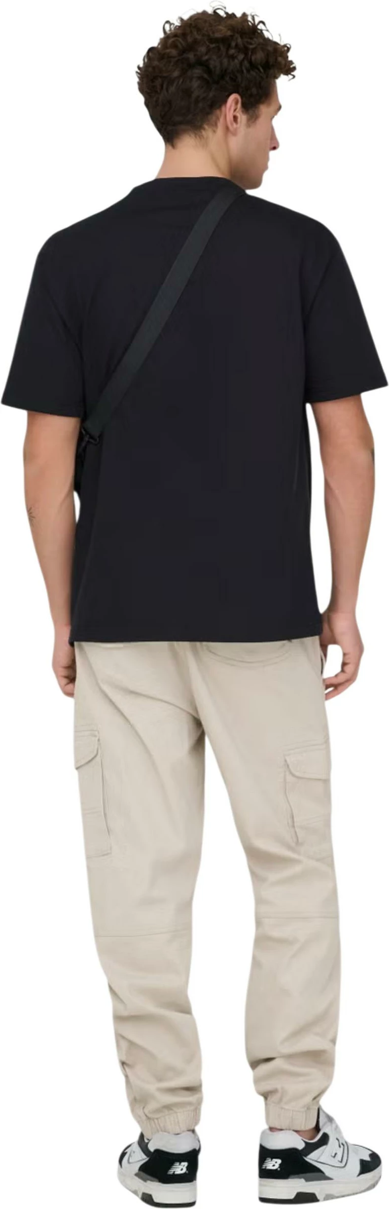 Maicë për meshkuj Only & Sons Onsfred Life Rlx Ss Tee 22022532, e zezë [Madhësia: M]
