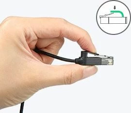 Kabllo Ethernet Ugreen 70656 Cat6A RJ45 10m UTP 1Gbps e zezë
