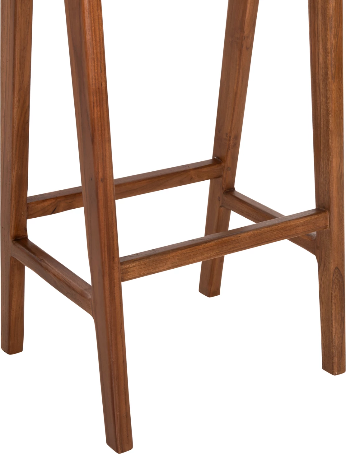 Karrige për bar BUNDY FH6130 dru TEAK ngjyrë arre 45x40x75H cm