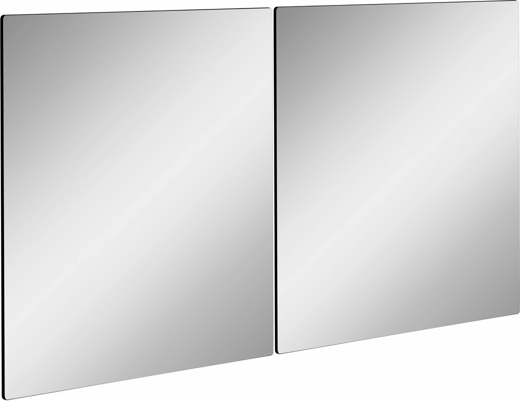 Pasqyrë drejtkëndore Skye Decor, argjend, 30x60cm, 2 copa