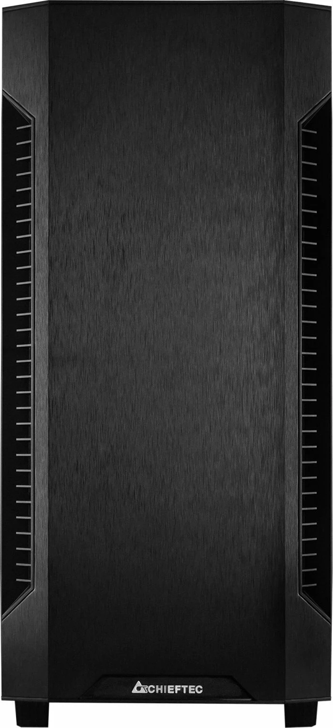 Kasë Chieftec Elox AS-01B-OP Midi Tower ATX/Micro-ATX/Mini-ITX, pa furnizues rryme, e zezë