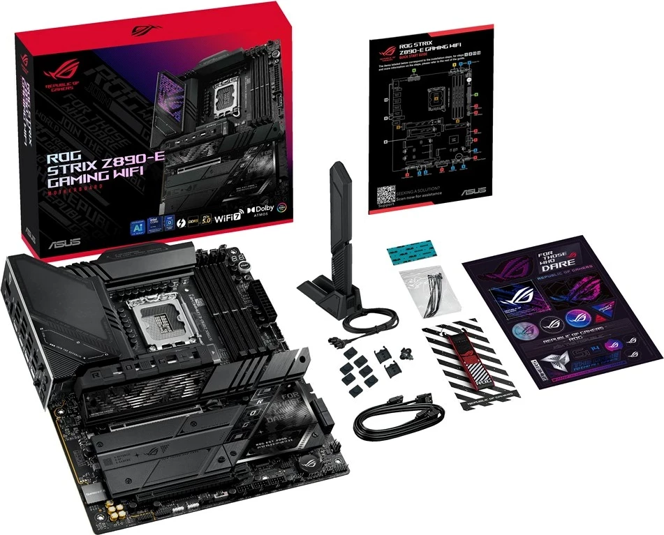Pllakë amë ASUS ROG STRIX Z890-E GAMING WIFI, Socket LGA 1851, ATX, E zezë