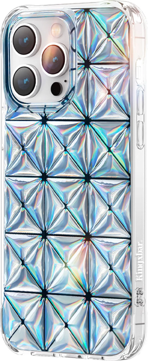Mbështjellës Kingxbar Miya Series për iPhone 14 Pro, laser color