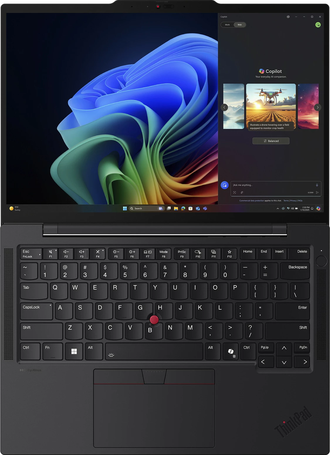 Laptop Lenovo ThinkPad T14s Gen 6, Core Ultra 7, 32GB RAM Memorje, 1TB, 14" WUXGA, Windows 11 Pro, i zi