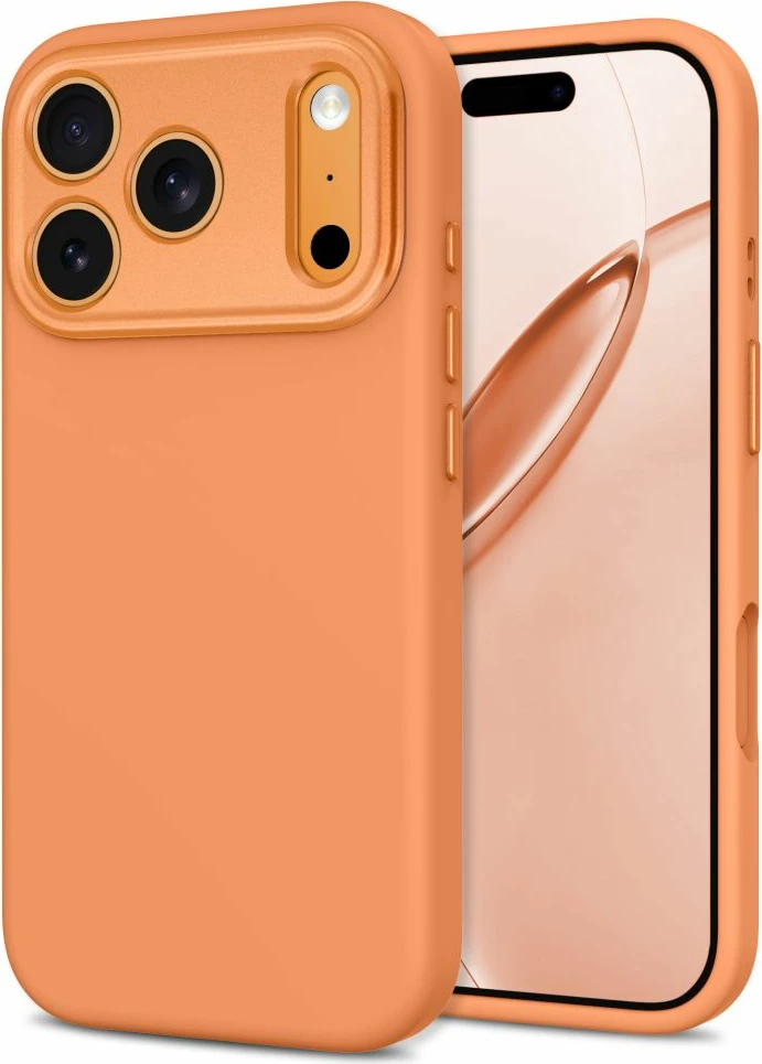 Mbështjellës Tech-Protect Uniq MagSafe CC për iPhone 18 Pro Max / 17 Pro Max, MagSafe, Camera Control, Portokalli