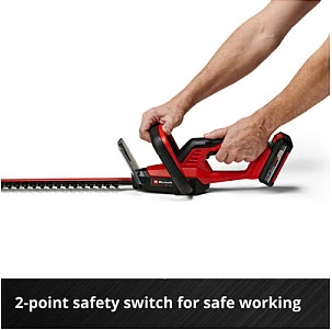 Gërshërë për gardh me bateri Einhell GC-CH 18/40 Li-Solo, 18V, pa bateri/karikues, kuqe/zi
