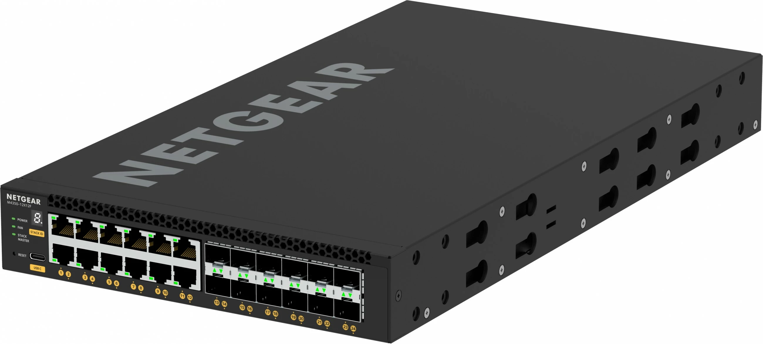 Switch NETGEAR M4350-12X12F, Managed, L3, 10G Ethernet, Rack mounting