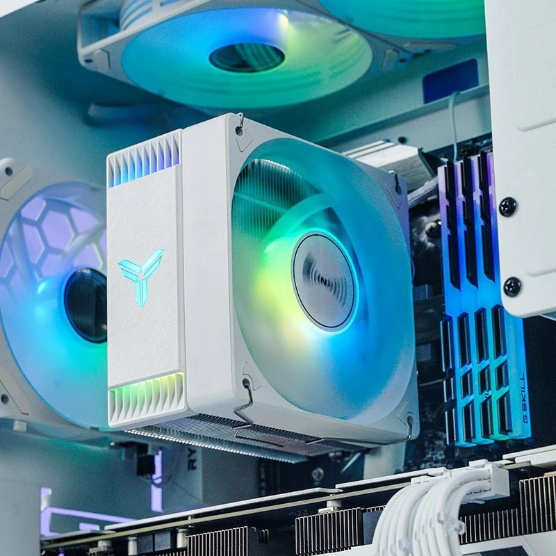 Ftohës CPU Jonsbo CR-1000 EVO, 120mm, 4 heatpipe, 220W TDP, i bardhë