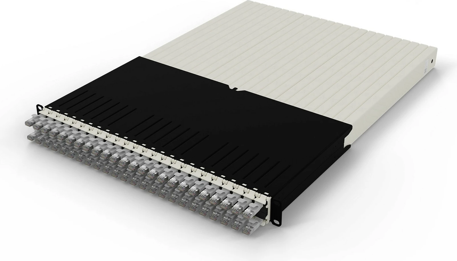 Sistem menaxhimi kabllosh PATCHBOX patchbox.one 30RU, Cat6a U/FTP (STP), 24x kabllo 1.8m, gri