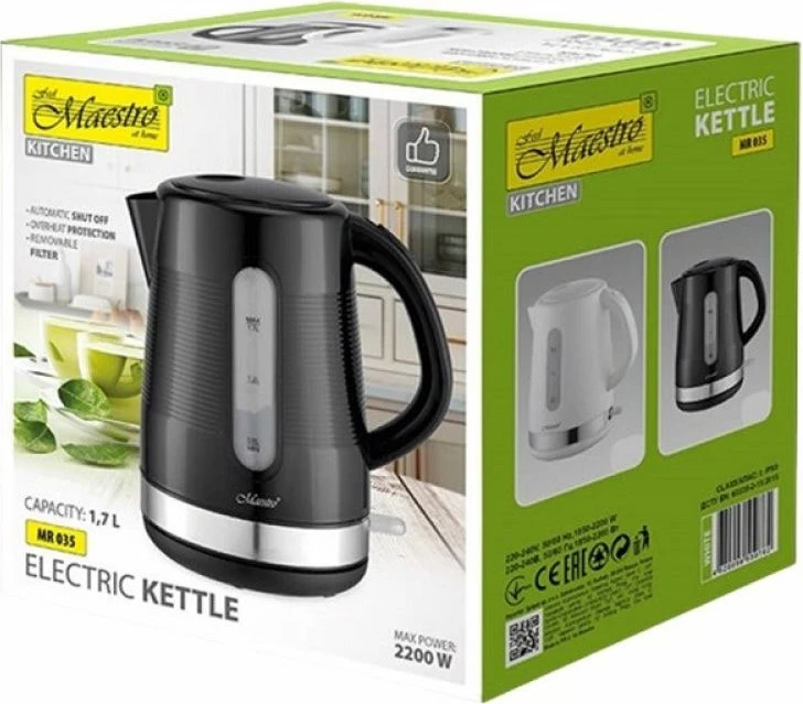 Çajnik elektrik MAESTRO MR-035, i zi, 1.7L