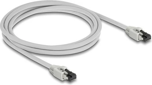 Kabllo rrjeti DeLOCK 80560, Cat8.1, 2 m, RJ-45, S/FTP, 40 Gbps, gri