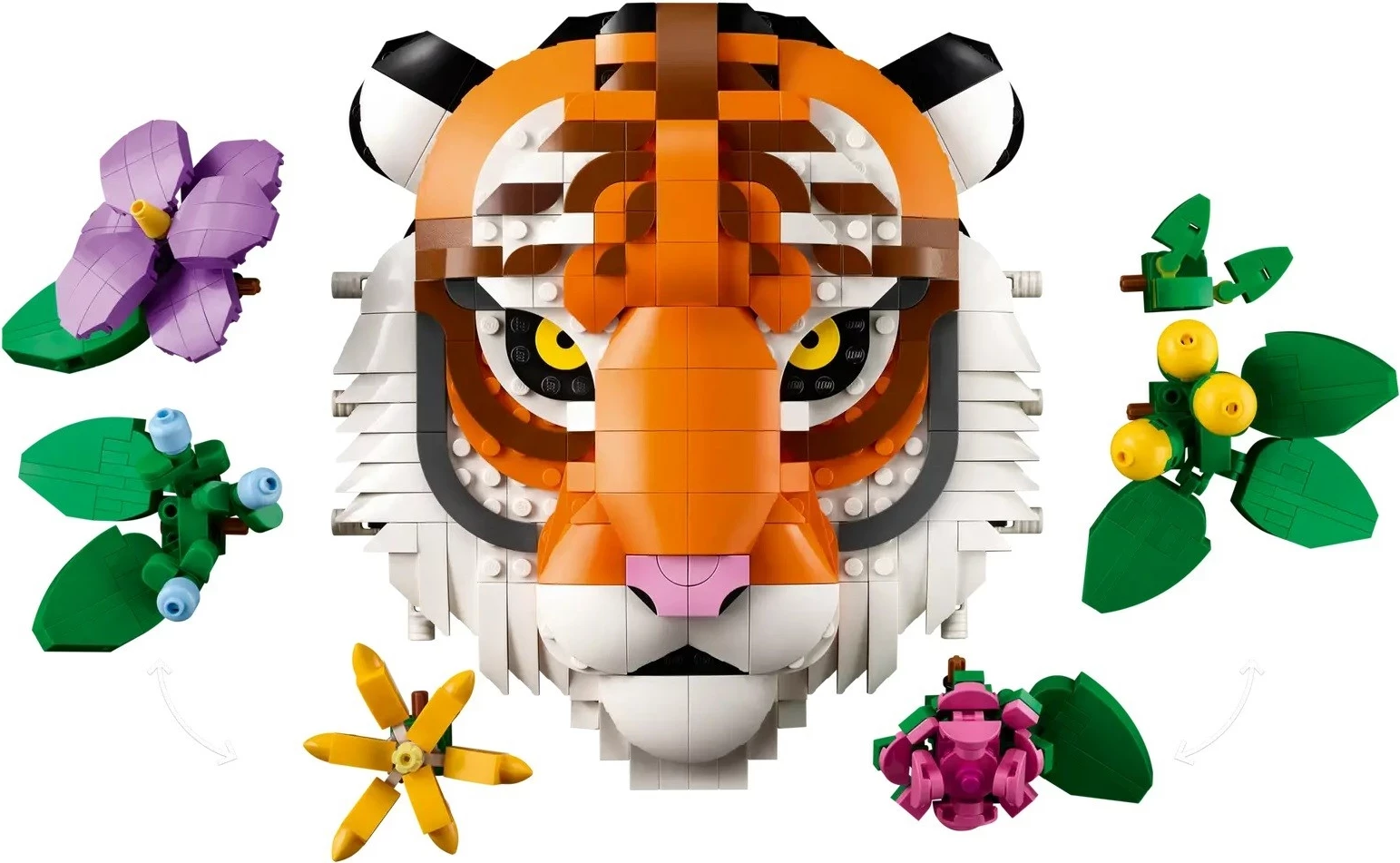 Set LEGO ART The Fauna Collection Tiger 31217 për të rritur, 744 pjesë