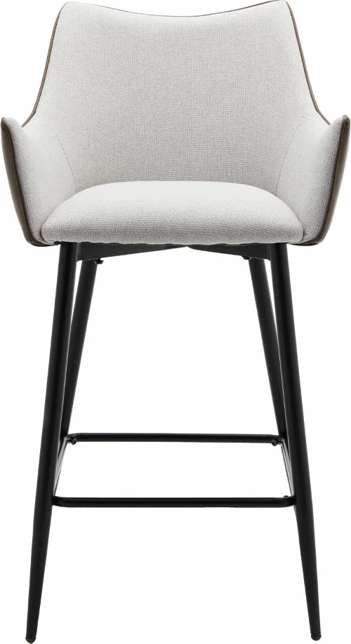 Karrige për bar Malone, bezhë dhe ulli, 38x51x96