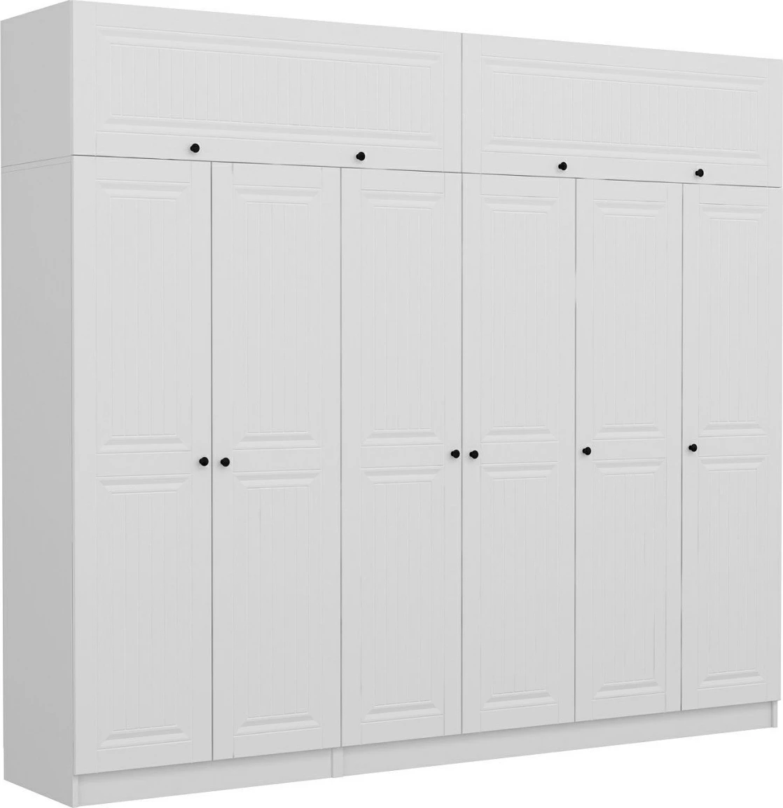 Dollap Skye Decor, i bardhë, 270x235x52cm, 10 pjesë