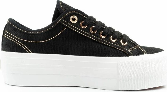 Atlete platforme për femra Lee Cooper, të zeza me të arta