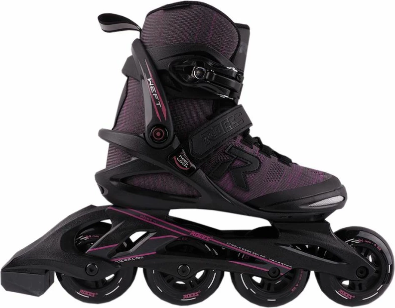 Patine me rrota për femra Yakimasport, të zeza dhe të kuqe [Madhësia: 37]