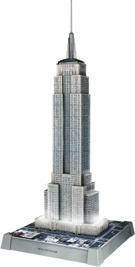 Puzzle 3D Ravensburger Empire State Building, 241 pjesë, me LED