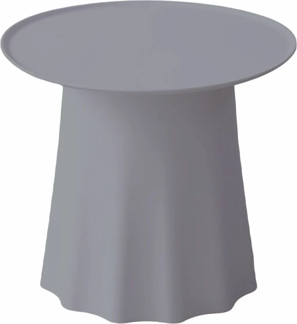 Tavolinë anësore VOLANT, ngjyrë gri e çelët, 50x50x45cm