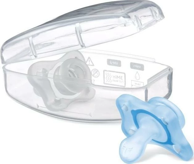 Biberon qetësues Chicco PhysioForma Mini Soft 0-2M silikon, mix, 2 copë