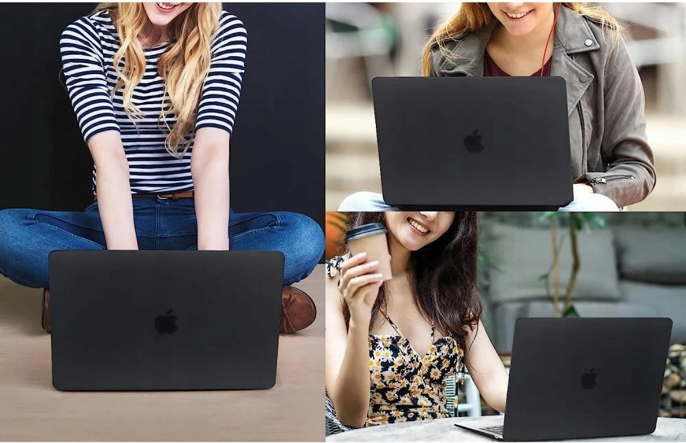 Mbështjellës Tech-Protect SmartShell për MacBook Pro 13" 2016-2022, i zi mat