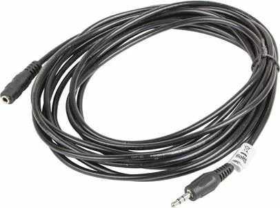 Kabllo audio Lanberg CA-MJFJ-10CC-0050-BK 3.5mm Jack mashkull-nënë 5 m, e zezë