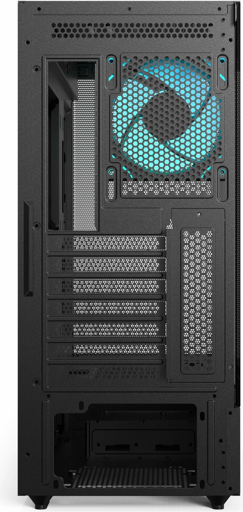 Kasë Redragon Ventra Air GC-627 Midi Tower ATX/µATX/ITX, USB-C, me xham të kalitur, e zezë