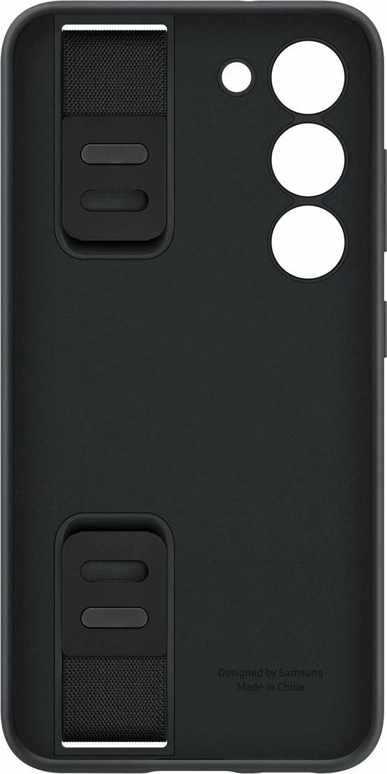 Rrip për Mbështjellës Samsung Adidas Originals Grip Case GP-TOS911TLBBW, për Galaxy S23/S23+/S23 Ultra, silikon/elastik, i zi
