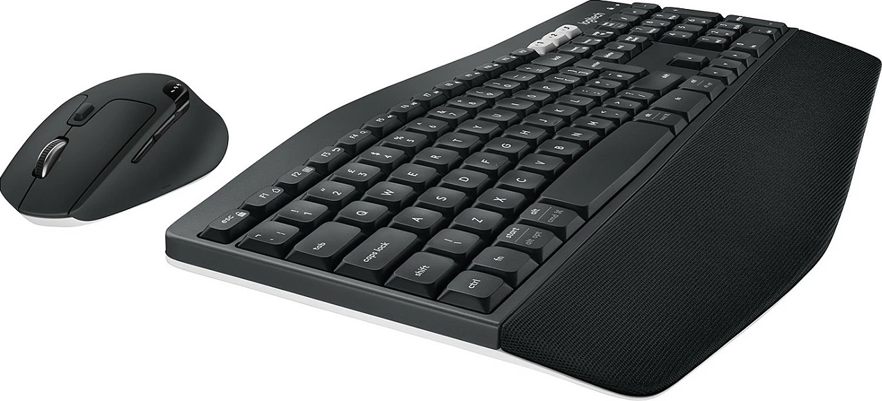 Tastierë dhe maus Logitech MK850 RF Wireless + Bluetooth, QWERTZ, e zezë