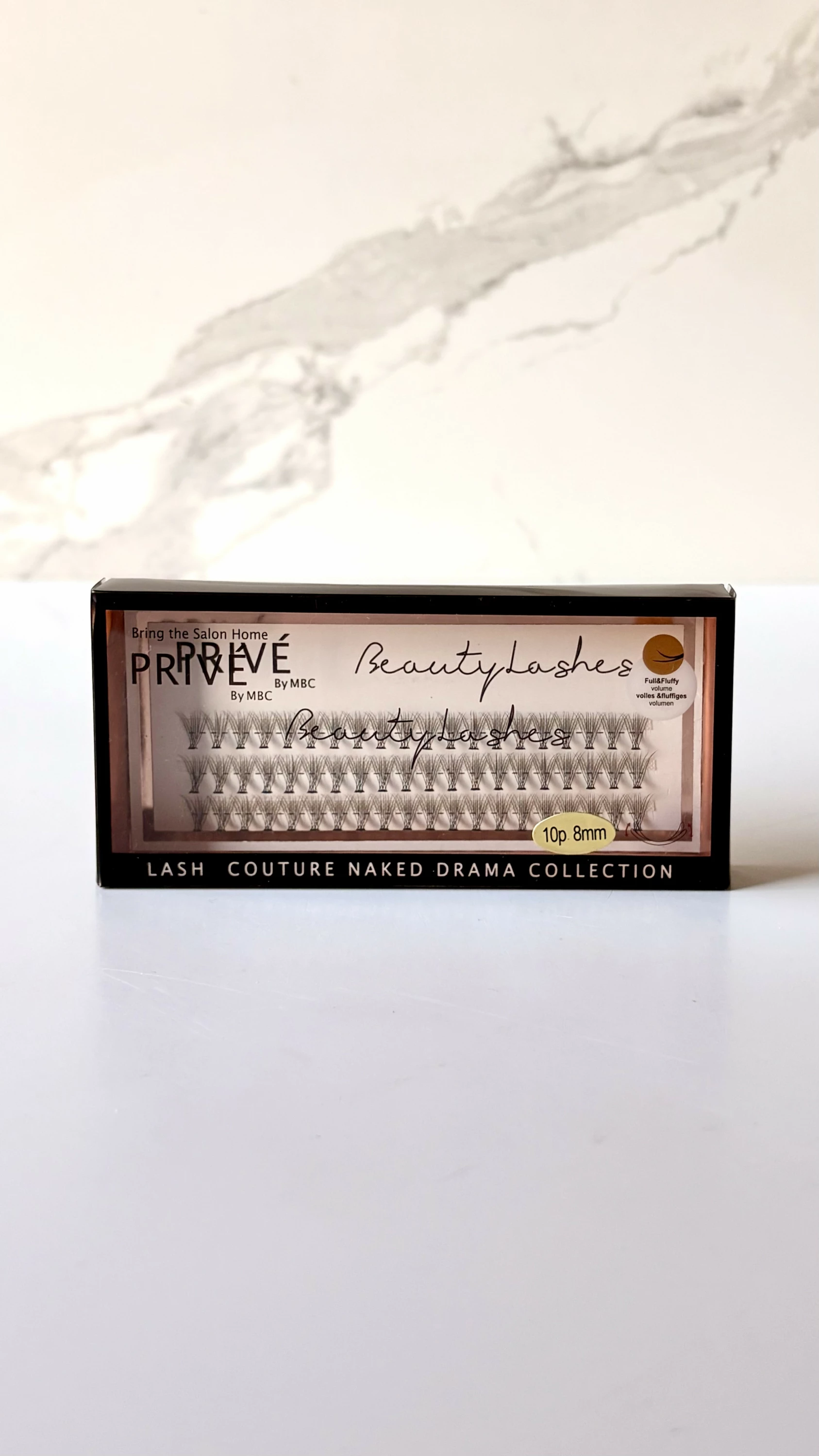Qerpikë Privé Beauty Lashes, 10p. 8mm
