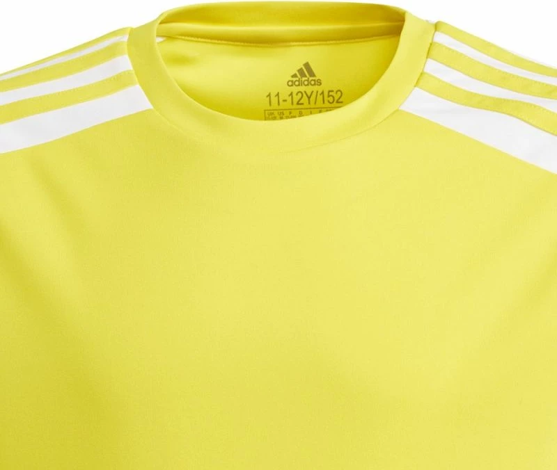 Maicë futbolli për fëmijë adidas, e verdhë