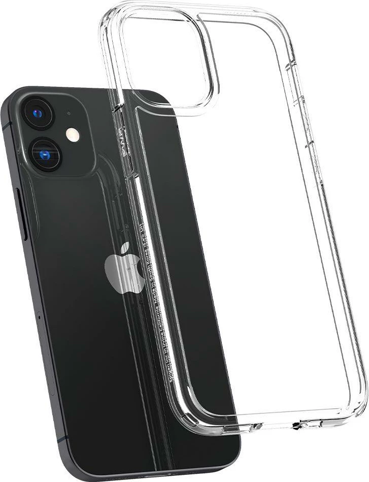 Mbështjellës Spigen Ultra Hybrid për iPhone 12 mini, Transparent