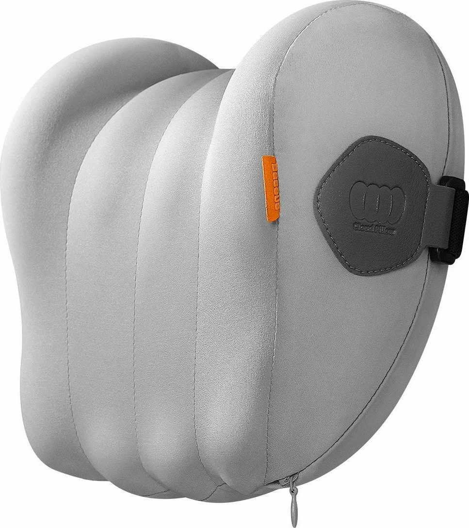 Jastëk mbështetës për kokë sedilje veture Baseus Comfort Ride CNTZ000013, memory foam, gri