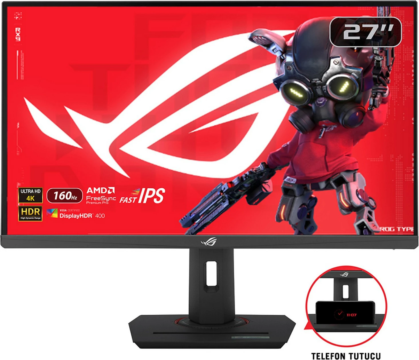 Monitor gaming ASUS ROG Strix XG27UCS 27 inç 4K, 160Hz, 1ms, i zi
