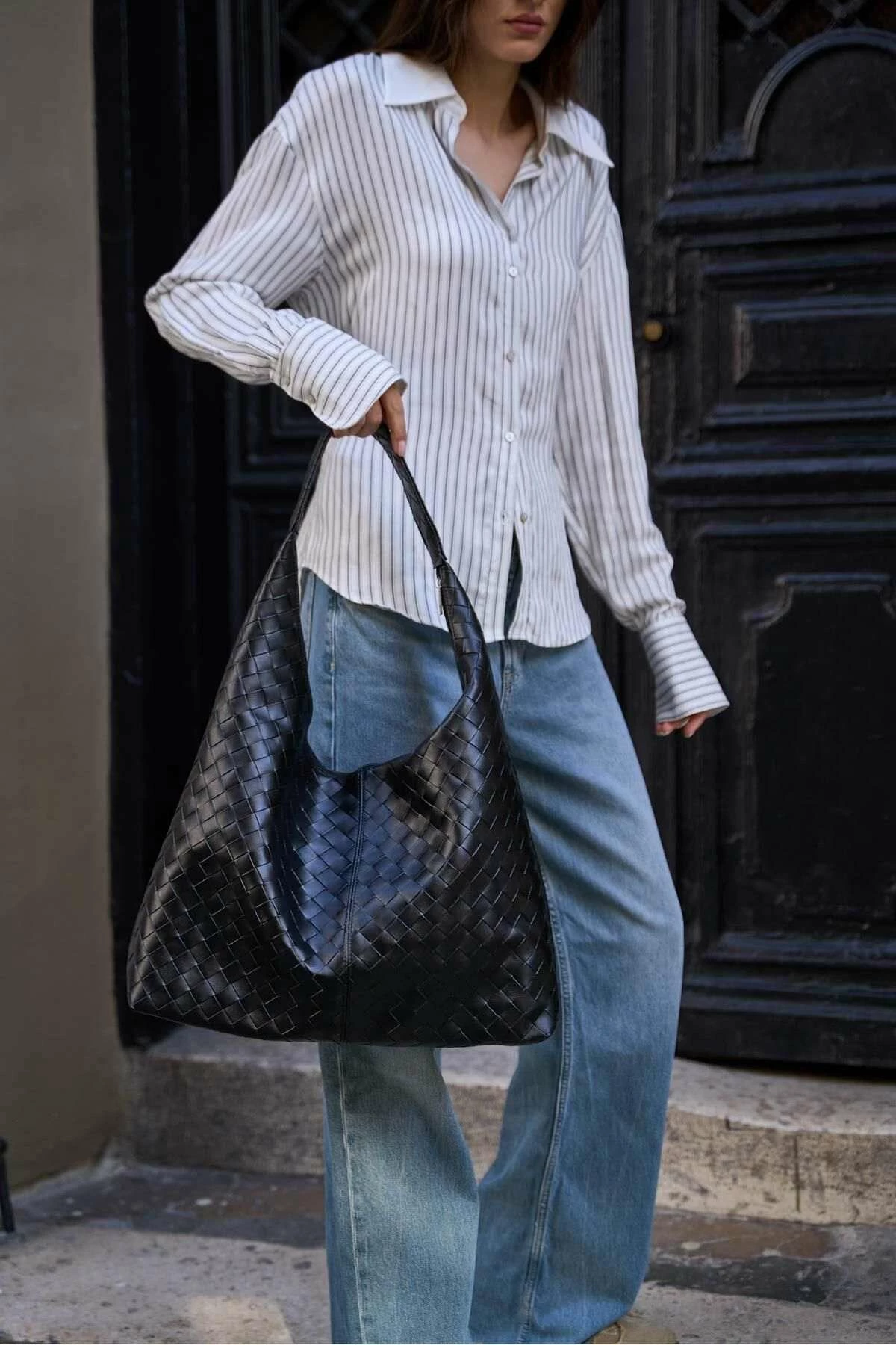 Çantë krahu Zoozie, e zezë, MK1020024SM25-003