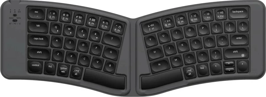 Tastierë Keychron B11 Pro, Alice layout, wireless, 68%, gri-zi