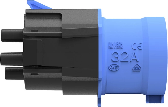 Adapter prizë NRGkick Steckeraufsatz 32A 3-pol, me LED, zi/kaltër