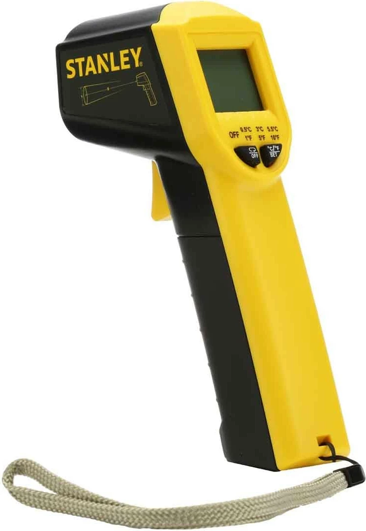 Termometër digjital infra të kuq Stanley STHT0-77365 -38°C deri +520°C, verdhë/zi