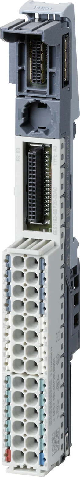 Njësi bazë Siemens SIMATIC ET 200SP 6ES71936BP200DA0 BU15-P16+A10+2D, 10A, shumëngjyrëshe
