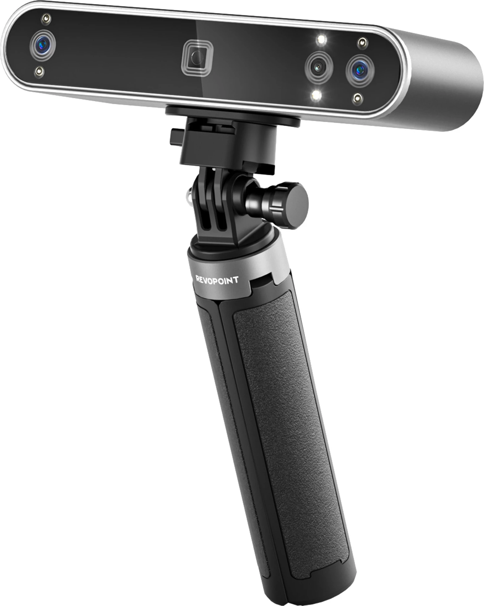 Skaner 3D Revopoint Pop 3 Plus standard, portabël, me tripod dhe aksesorë, i zi