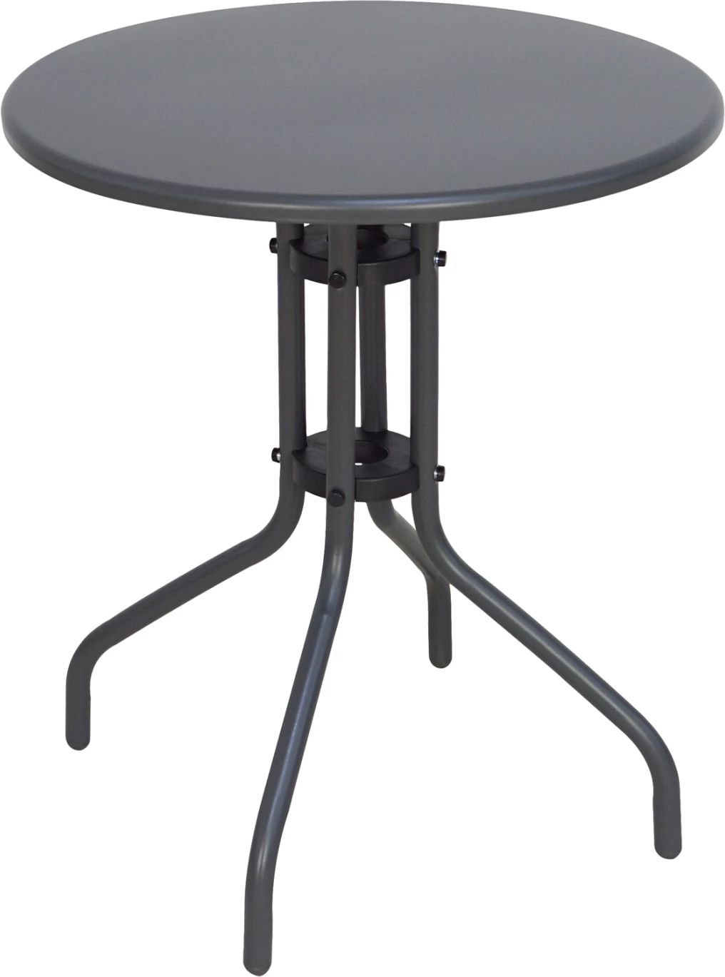 Tavolinë e rrumbullakët për jashtë, LINO, FH5973.01, metalike, ngjyrë gri, Φ60x70H cm