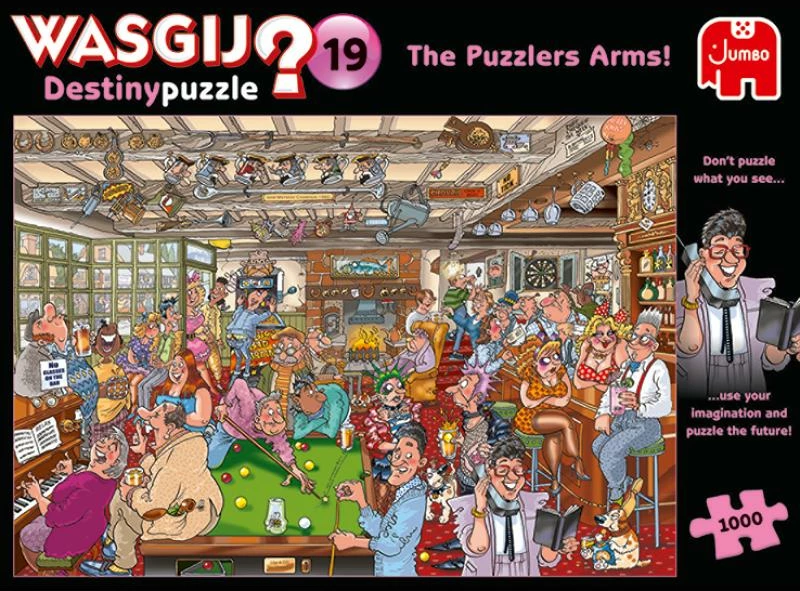 Puzzle, Jumbo Wasgij Destiny 19 The Puzzlers Arms, 1000 copë, 19166
