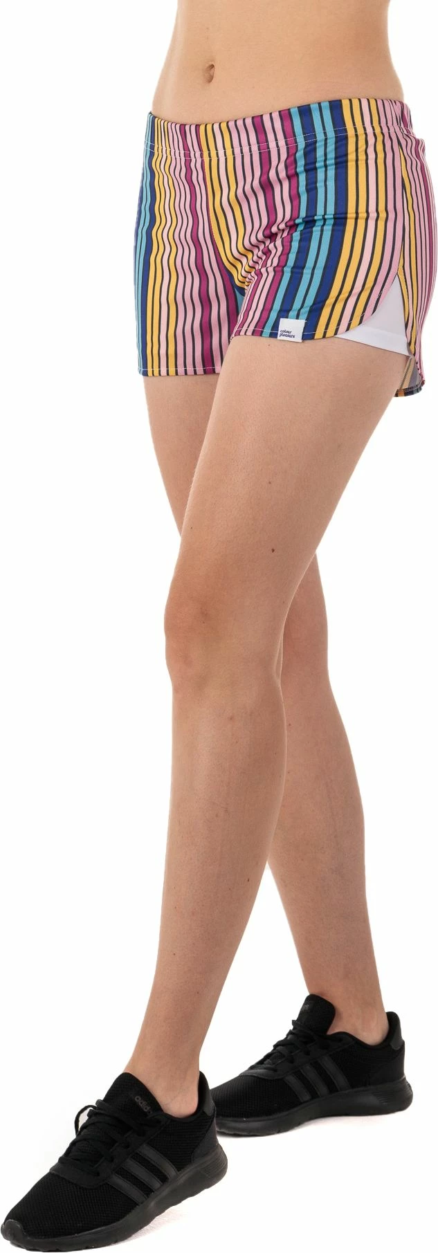 Shorce sportive për femra Colour Pleasure CP-020 264, material i ajrosshëm, XS-S, blu navy