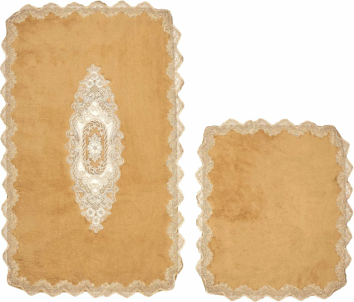 Set tapetash për banjo (2 copë), Mijölnir, Selonya D, ngjyrë kafe e çelët
