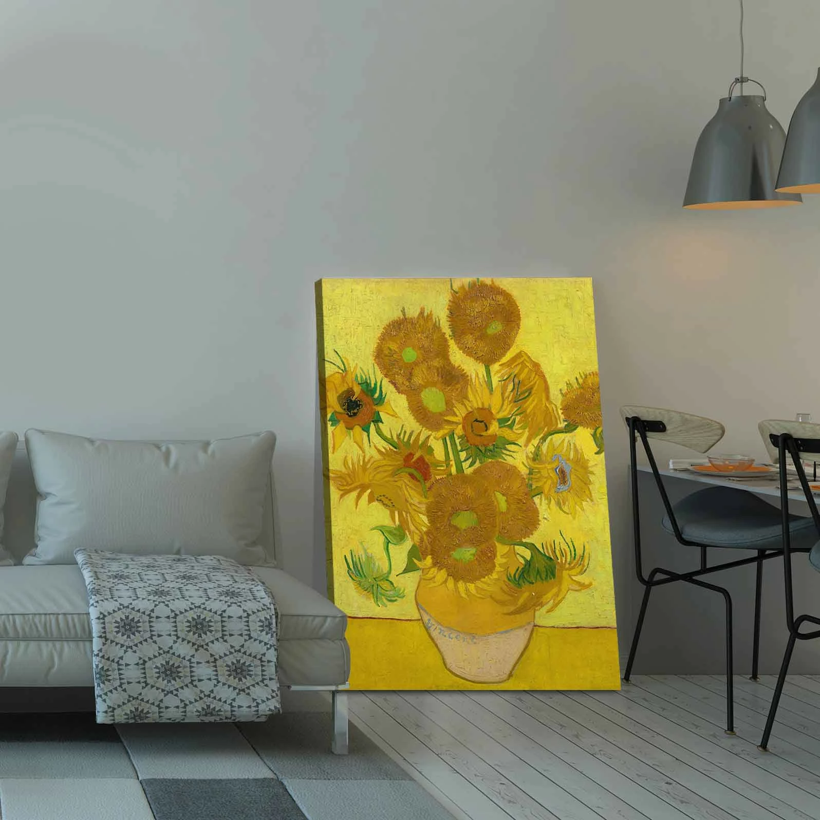 Pikturë dekorative në kanavacë, Wallity, 70100VANGOGH023, shumëngjyrëshe, 70x100cm